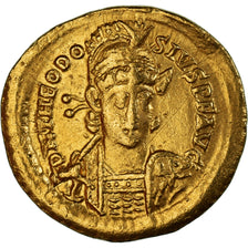 Moneda, Theodosius II, Solidus, 408-420, Constantinople, MBC+, Oro, RIC:X-202