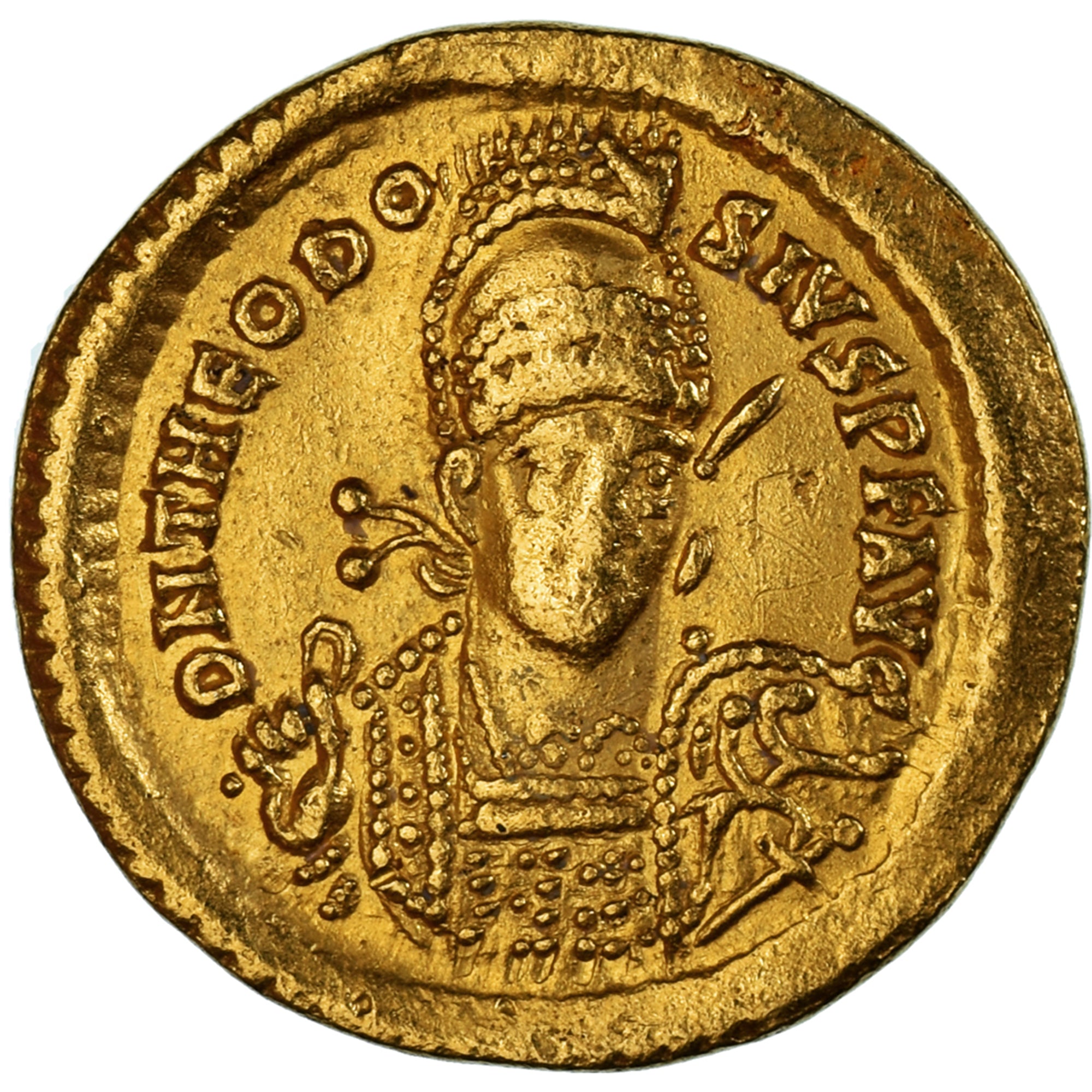 Moneda, Theodosius II, Solidus, 430-440, Constantinople, MBC+, Oro, RIC:X-257