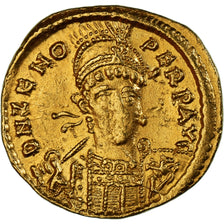 Münze, Zeno, Solidus, 476-491, Constantinople, SS+, Gold, RIC:X-910