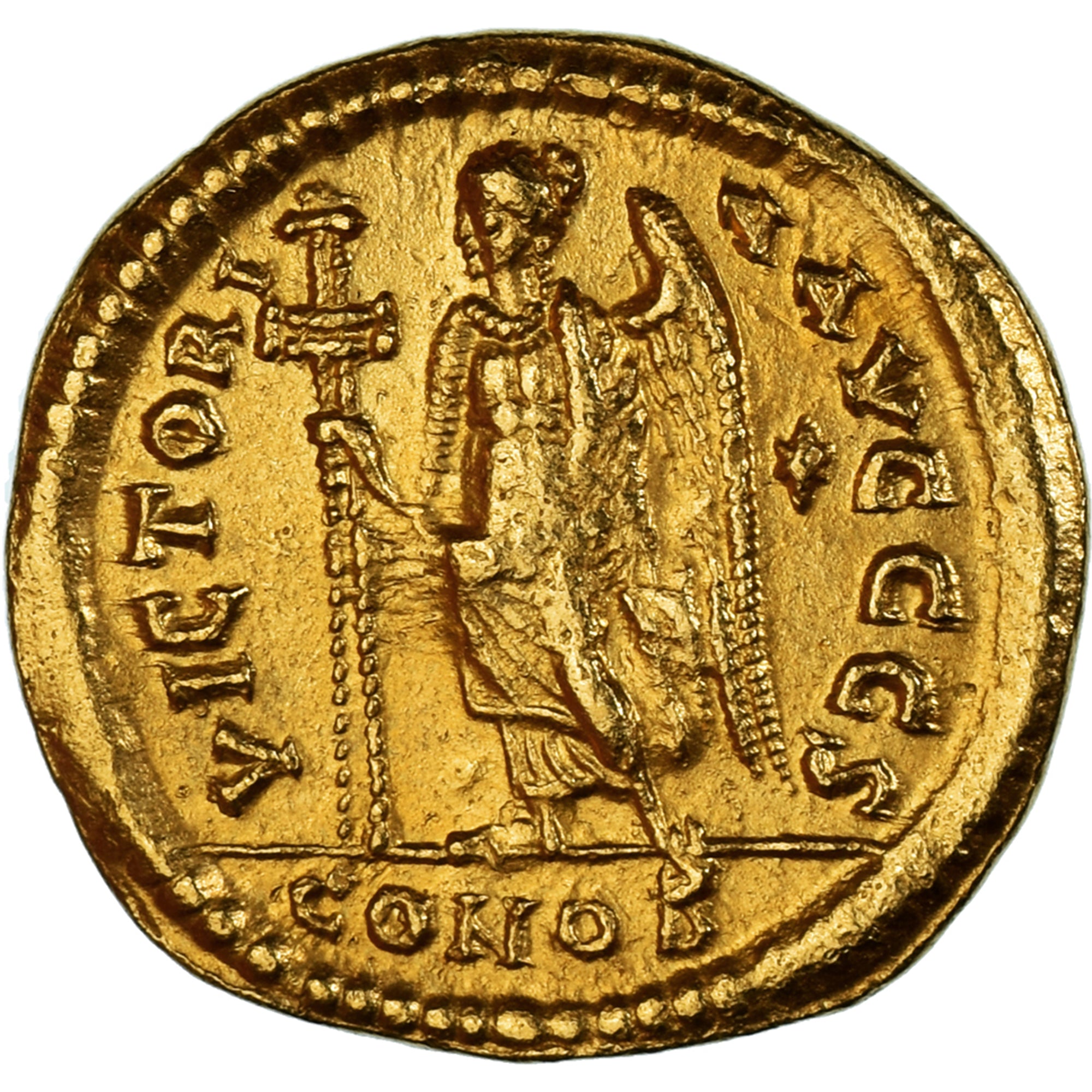 Münze, Zeno, Solidus, 476-491, Constantinople, SS+, Gold, RIC:X-910