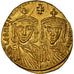 Monnaie, Léon IV "le Khazar", avec Const. VI, Léon III et Const. V, solidus