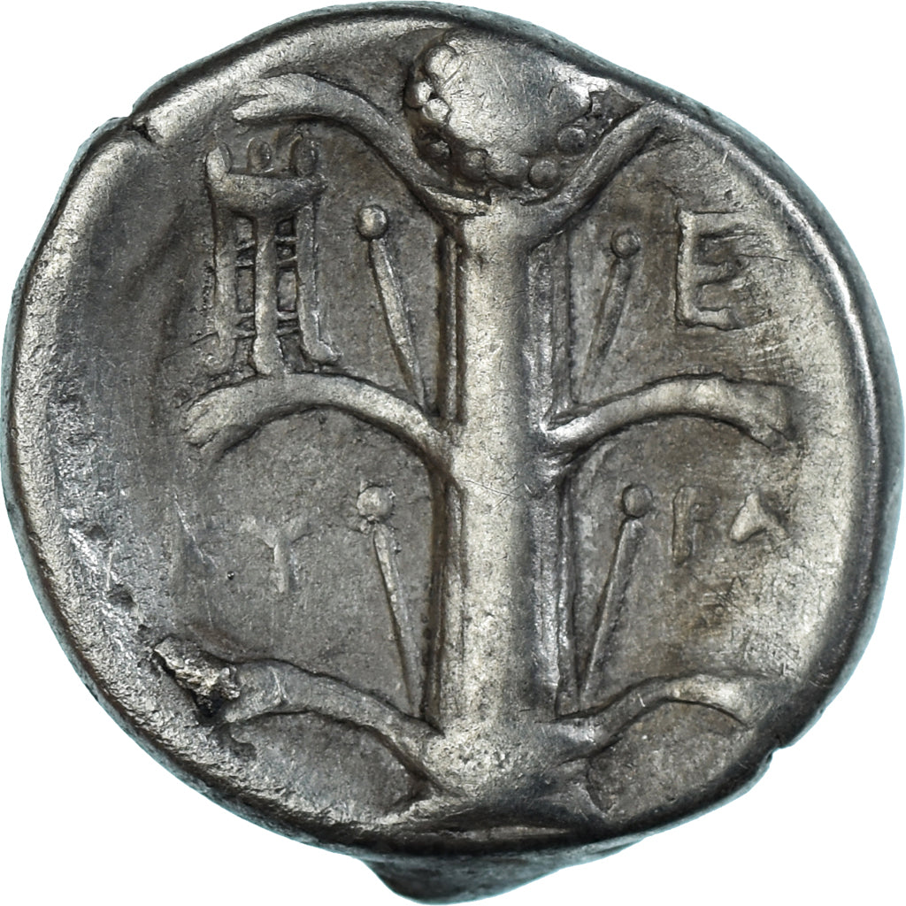Coin, Kyrenaica, Magas, Didrachm, ca. 294-275 BC, Kyrene, EF(40-45), Silver