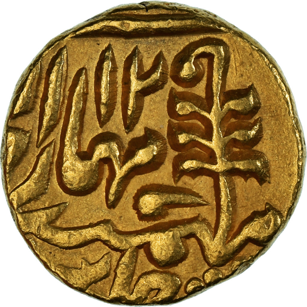 Monnaie, Inde, Madho Singh II avec Victoria, Mohur, 1891, Sawai Jaipur, SUP, Or