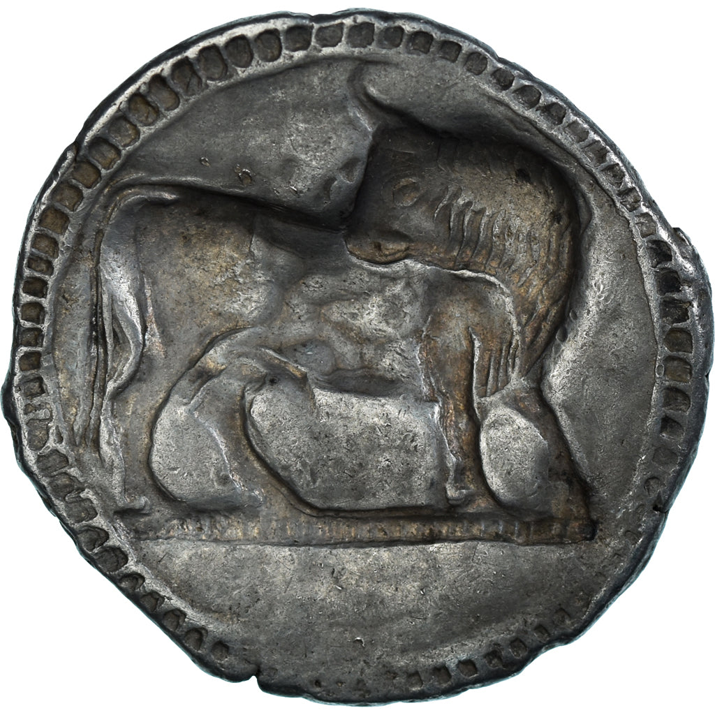 Munten, Lucanië, Stater, ca. 530-510 BC, Sybaris, ZF+, Zilver, HGC:1-1231