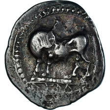 Moneda, Lucania, Drachm, ca. 530-510 BC, Sybaris, MBC, Plata, HN Italy:1736