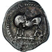 Moneda, Lucania, Drachm, ca. 530-510 BC, Sybaris, MBC, Plata, HN Italy:1736