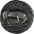 Moneda, Lucania, Stater, ca. 400-350 BC, Thourioi, MBC+, Plata, HN Italy:1836