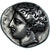 Moneta, Tesalia, Drachm, ca. 380-370 BC, Larissa, AU(50-53), Srebro, HGC:4-448
