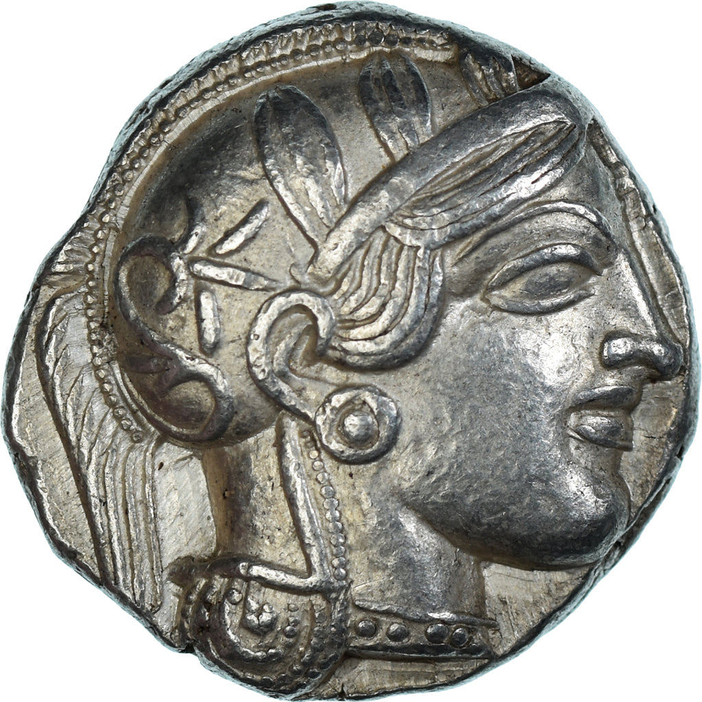 Moneda, Attica, Tetradrachm, ca. 454-404 BC, Athens, EBC, Plata, HGC:4-1597