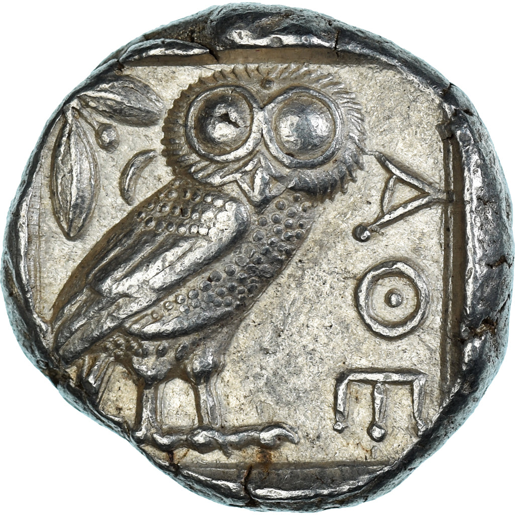 Moneda, Attica, Tetradrachm, ca. 454-404 BC, Athens, EBC, Plata, HGC:4-1597