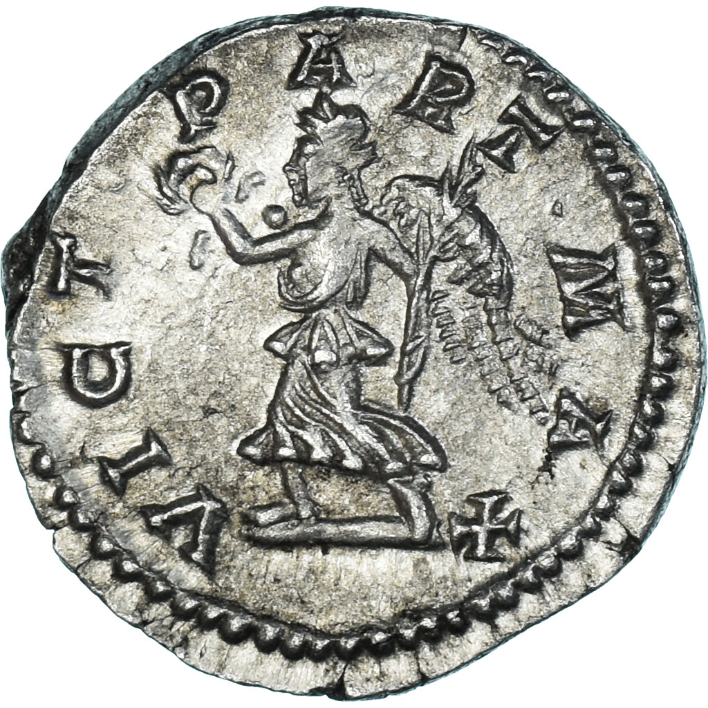 Coin, Caracalla, Denarius, 201-206, Rome, AU(50-53), Silver, RIC:IV-144b