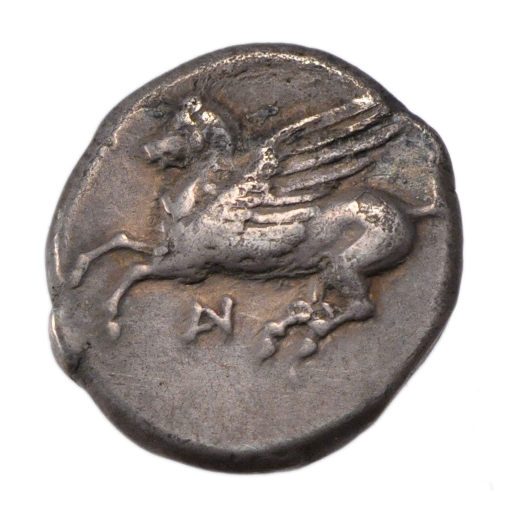Coin, Corinthia, Corinth, Athena, Stater, EF(40-45), Silver, Pozzi:1689
