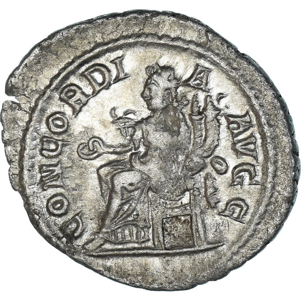 Coin, Sallustia Orbiana, Denarius, 225-227, Rome, AU(50-53), Silver, RIC:IV-319