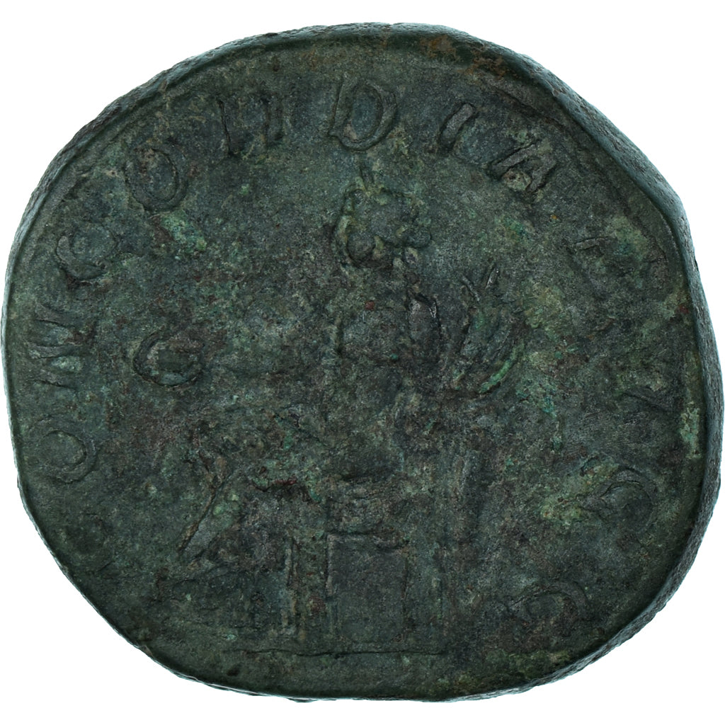 Moneda, Otacilia Severa, Sestercio, 244-249, Rome, MBC+, Bronce, RIC:IV-203a