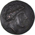 Moneta, Tesalia, Æ, mid 4th century BC, Larissa, AU(50-53), Brązowy, HGC:4-535