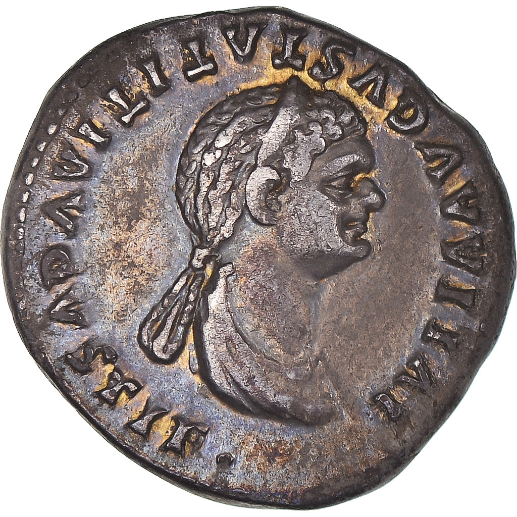 Coin, Julia Titi, Denarius, 80-81, Rome, AU(50-53), Silver, RPC:II.1-388