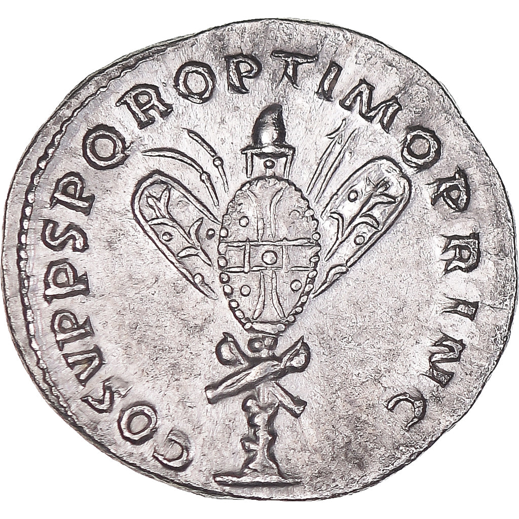 Moneda, Trajan, Denarius, ca. 107-108, Rome, EBC, Plata, RIC:II-147a var.