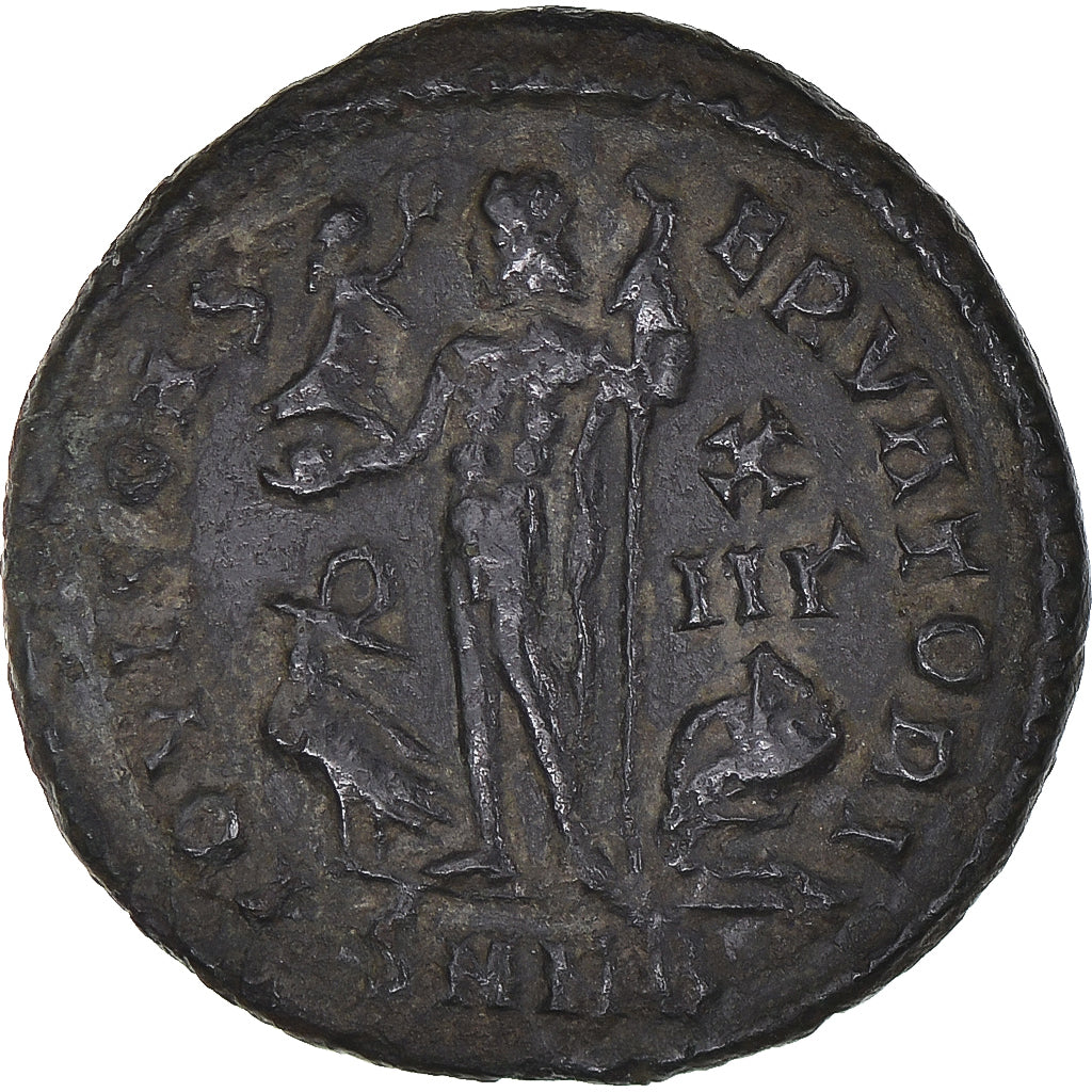 Monnaie, Martinian, Follis, 324, Nicomédie, TTB, Bronze, RIC:VII-46