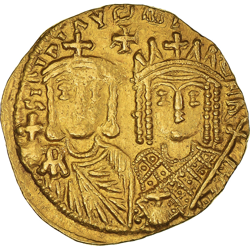 Monnaie, Constantine VI and Irene, Solidus, 780-790, Constantinople, TTB, Or