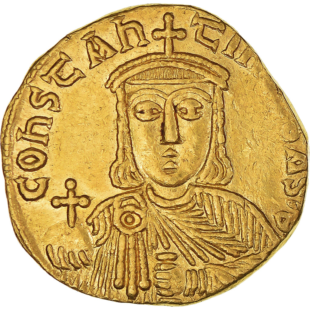 Moneda, Constantine VI and Irene, Solidus, 792-797, Constantinople, EBC, Oro