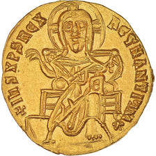 Moneta, Basil I, Solidus, 868-879, Constantinople, AU(55-58), Złoto, Sear:1704