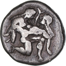 Coin, Islands off Thrace, Drachm, ca. 500-480 BC, Thasos, EF(40-45), Silver