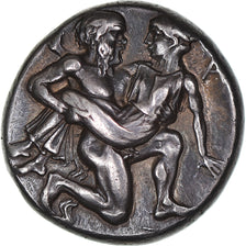 Islands off Thrace, Stater, ca. 412-404 BC, Thasos, Silver, NGC, AU(50-53)