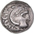 Moneda, Thrace, Lysimachos, Drachm, ca. 301-297 BC, Kolophon, MBC+, Plata