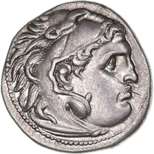 Coin, Thrace, Lysimachos, Drachm, ca. 301-297 BC, Kolophon, AU(50-53), Silver