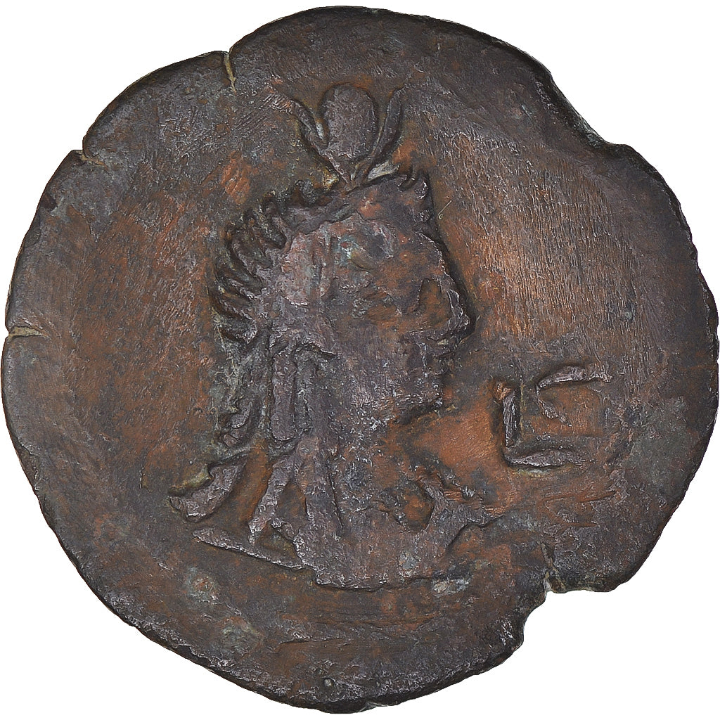 Monnaie, Égypte, Vespasien, Diobole, 73-74, Alexandrie, TB+, Bronze
