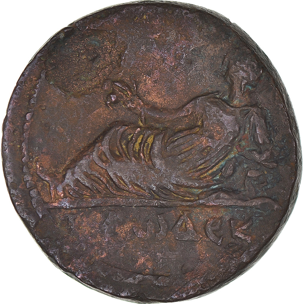 Münze, Egypt, Hadrian, Hemidrachm, 127-128, Alexandria, SS, Bronze