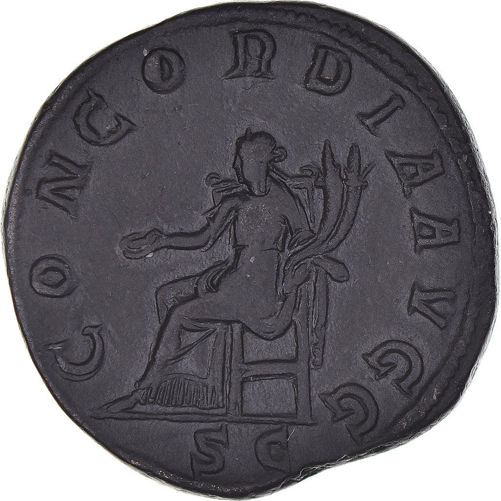 Coin, Balbinus, Sestertius, 238, Rome, AU(50-53), Bronze, RIC:IV-22
