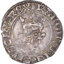 Monnaie, France, Charles VI, Gros dit "Florette", Paris, TTB, Argent