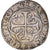 Moeda, França, Charles VII, Blanc à la couronne, Bourges, EF(40-45), Prata