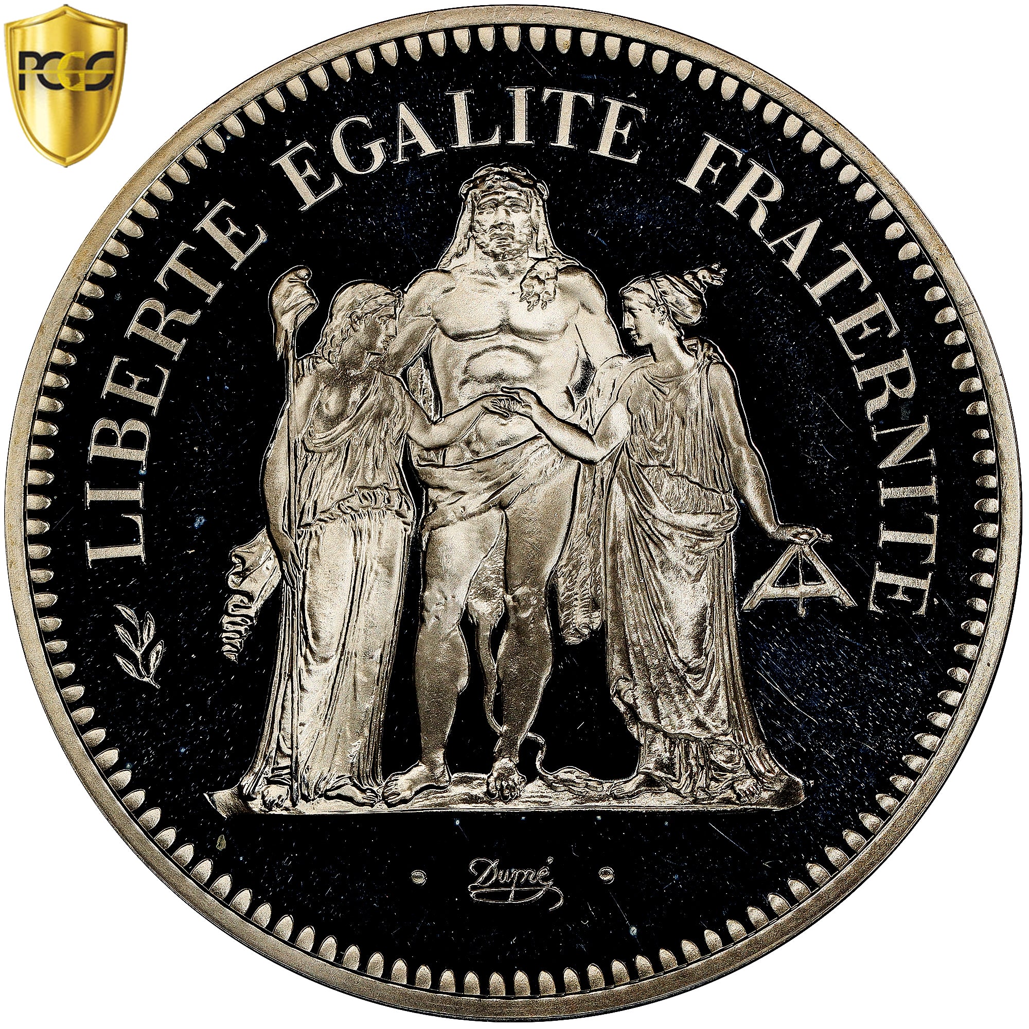 Monnaie, France, Hercule, 50 Francs, 1974, Monnaie de Paris, Piéfort, PCGS