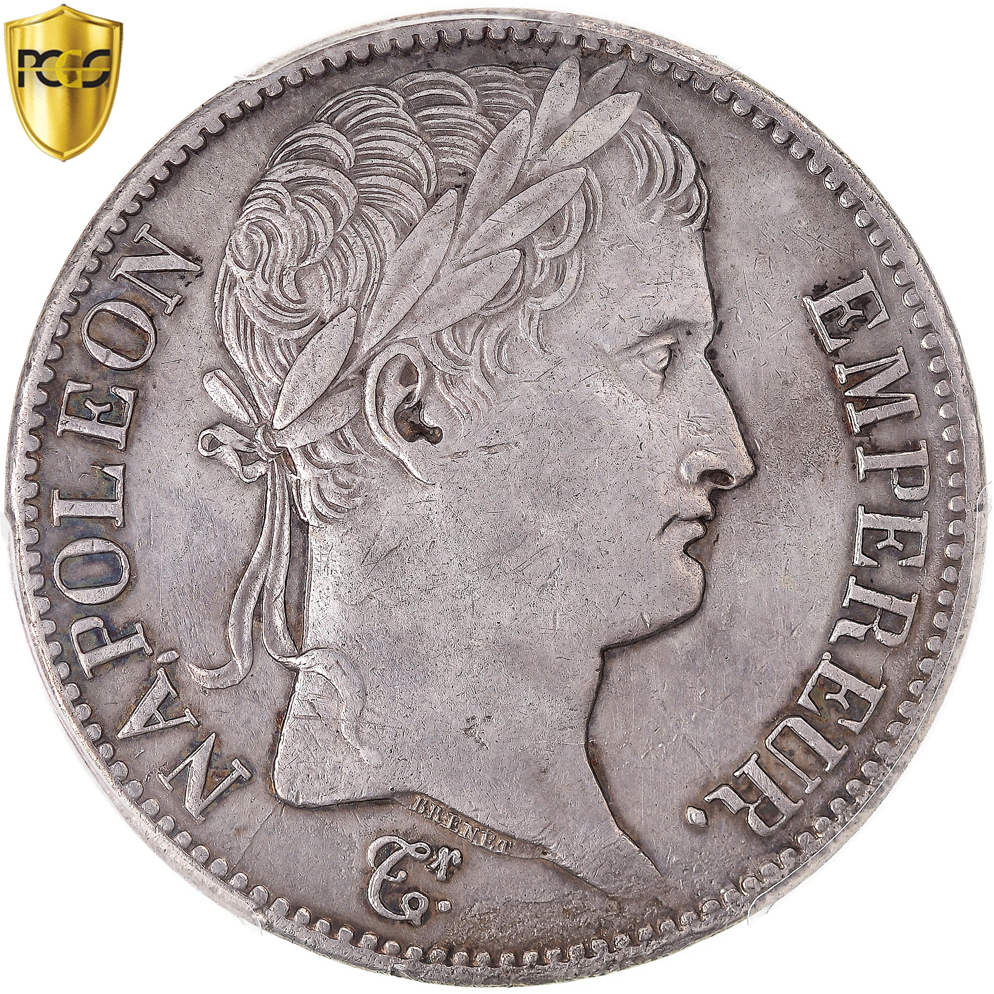 Moneda, Francia, Napoleon I, 5 Francs, 1811, Paris, PCGS, XF Details, MBC+
