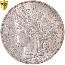 Coin, France, Cérès, 5 Francs, 1850, Paris, PCGS, MS62, MS(60-62), Silver