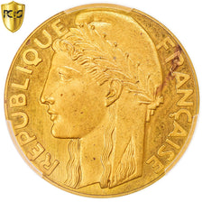 Coin, France, Visite de René Coty, 20 Francs, 1955, Monnaie de Paris, PCGS