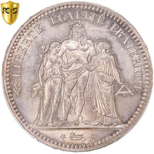 Coin, France, Hercule, 5 Francs, 1873, Paris, PCGS, MS65, MS(65-70), Silver