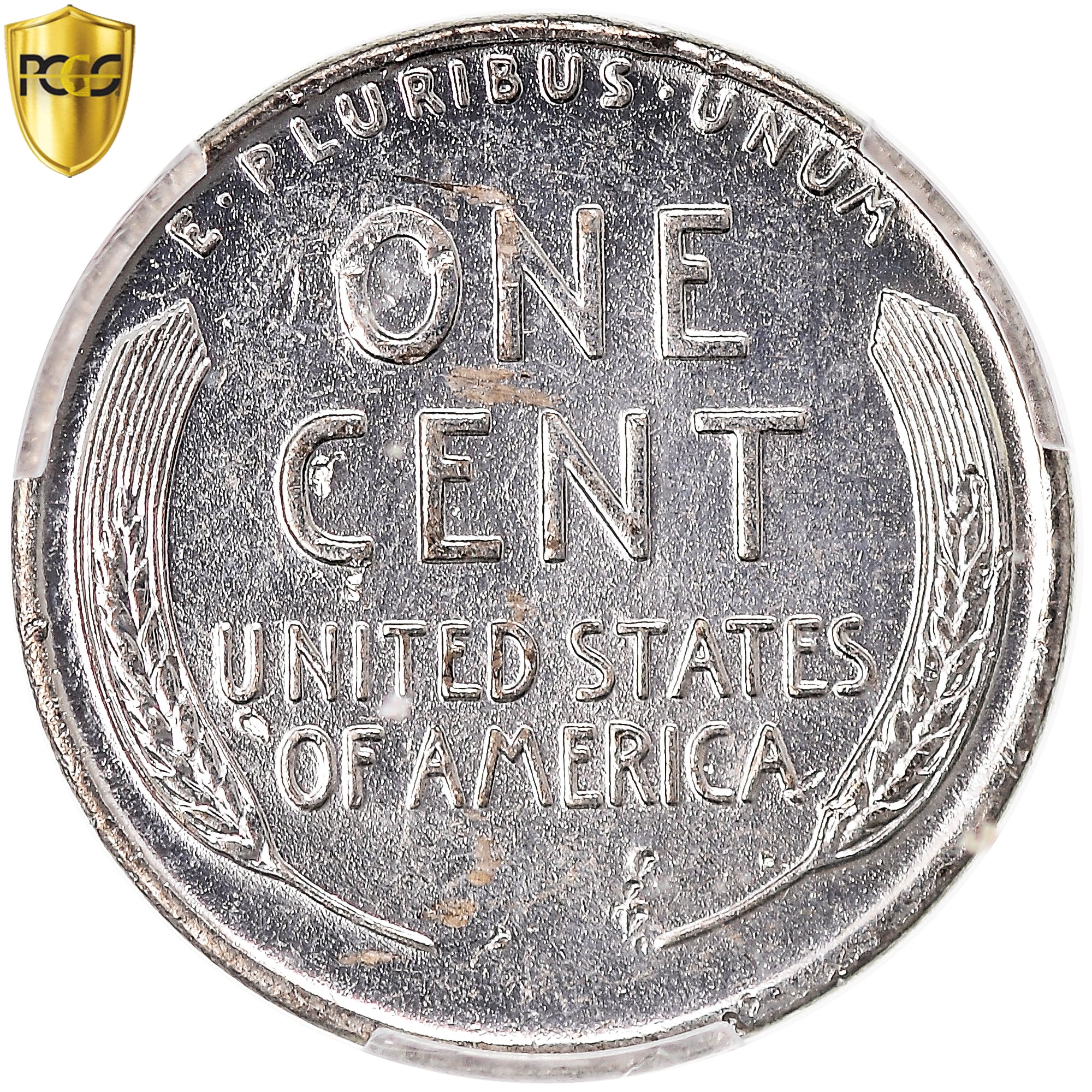 Coin, United States, Lincoln Cent, Cent, 1943, U.S. Mint, San Francisco, PCGS