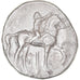 Coin, Calabria, Nomos, ca. 340-332 BC, Tarentum, EF(40-45), Silver, HN Italy:887