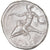 Münze, Calabria, Nomos, ca. 340-332 BC, Tarentum, SS, Silber, HN Italy:887
