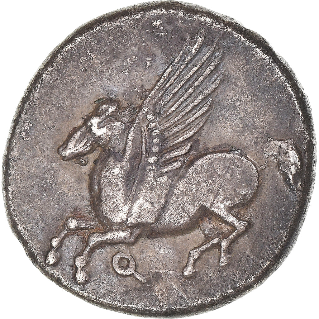Coin, Corinthia, Stater, ca. 345-307 BC, Corinth, AU(50-53), Silver, HGC:4-1848