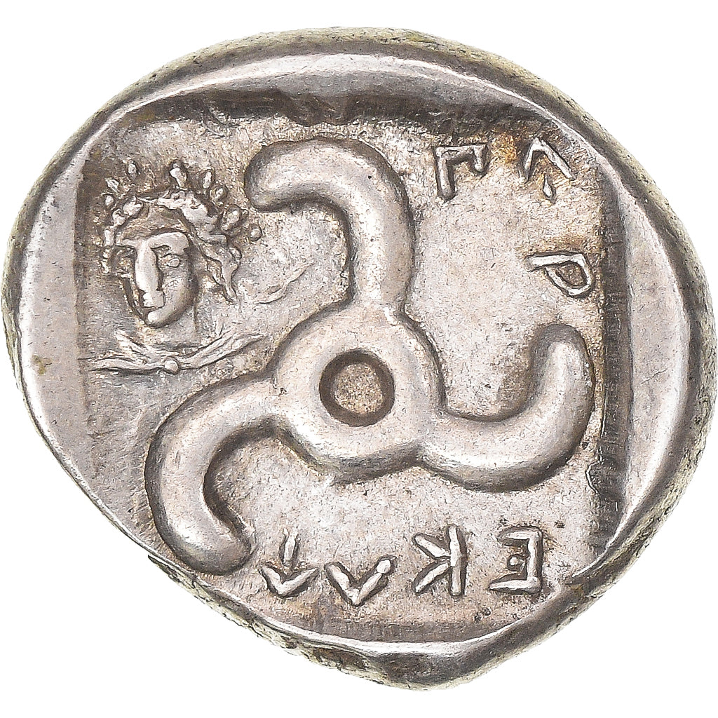 Coin, Lycia, Perikles, 1/3 Stater, ca. 380-360 BC, Uncertain Mint, AU(50-53)