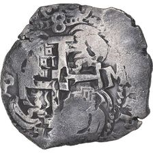 Moneta, Bolivia, Ferdinand VI, 8 Reales, 1752, Potosi, COB, VF(30-35), Srebro