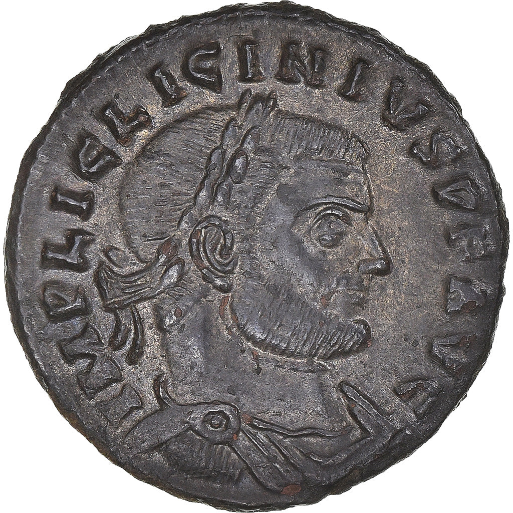 Moneta, Licinius, Nummus, 313-315, Siscia, AU(50-53), Miedź, RIC:VII-9