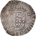 Monnaie, Portugal, João IV, 1/2 cruzado, TTB+, Argent
