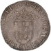Coin, Portugal, Sebastian I, Tostao, Lisbon, AU(50-53), Silver