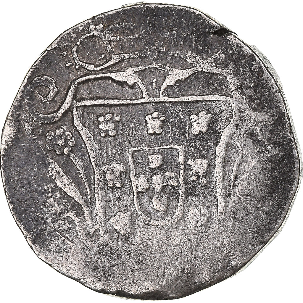 Moneda, INDIA PORTUGUESA, GOA, John V, Rupia, 1741, Goa, BC+, Plata, KM:112