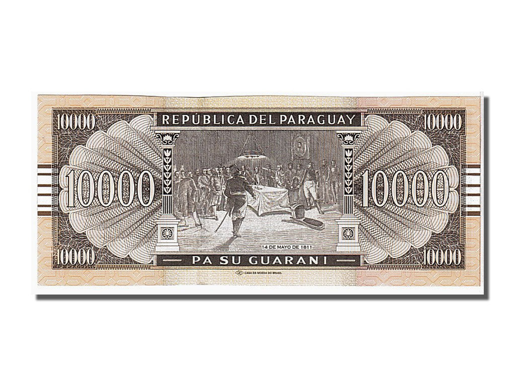 Banknote, Paraguay, 10 000 Guaranies, 2010, UNC(65-70)